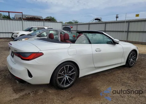 2025 BMW 430I z USA, uszkodzony, nr VIN WBA33DB04SCU58678